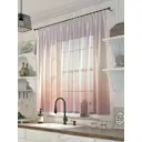 Тюль на ленте At Home Амбер 300x150 см вуаль цвет белый/желтый/оранжевый/фиолетовый AA533161