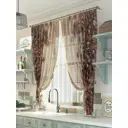 Тюль на ленте At Home Марнис 150x180 см вуаль цвет коричневый AA976010