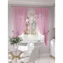 Тюль на ленте At Home Михиконс 145x180 см вуаль цвет белый/бежевый/коричневый/черный AA550139