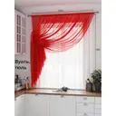 Тюль на ленте At Home Лолиф 300x180 см вуаль цвет белый AA206877
