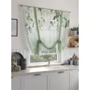 Тюль на ленте At Home Денвиркас 150x150 см вуаль цвет белый/зеленый AA518134