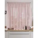 Тюль на ленте At Home Менфиарс 150x180 см вуаль цвет розовый AA519093