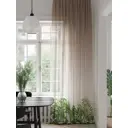 Тюль на ленте At Home Энортис 150x280 см вуаль цвет коричневый/зеленый AA974277