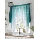 Тюль на ленте At Home Римленвис 200x145 см вуаль цвет белый/бирюзовый AA534155