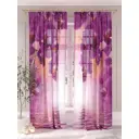 Тюль на ленте At Home Хидея 150x255 см вуаль цвет фиолетовый AA970045