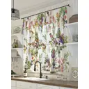 Тюль на ленте At Home Пьити 300x150 см вуаль цвет белый/коричневый/красный/зеленый AA533117