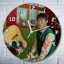 Настенные часы круглые 27 см Бруталити дорамы Jigeum uri hakgyoneun - 3986 цвет черный