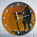 Настенные часы круглые 27 см Бруталити Игры Dark Souls Remastered - 2265 цвет черный