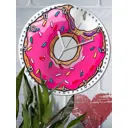 Настенные часы круглые 27 см Бруталити еда - 45 цвет черный