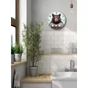 Настенные часы круглые 27 см Бруталити животные - 53 цвет черный