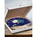 Настенные часы круглые 27 см Бруталити животные - 109 цвет черный