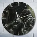 Настенные часы круглые 27 см Бруталити игры fallout 3 - 4435 цвет черный