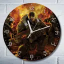 Настенные часы круглые 27 см Бруталити игры Gears of War Judgement - 4403 цвет черный