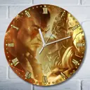 Настенные часы круглые 27 см Бруталити игры God of War Ascension - 6213 цвет черный