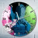 Настенные часы круглые 27 см Бруталити игры GTA San Andreas 4774 цвет черный