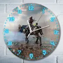 Настенные часы круглые 27 см Бруталити игры Horizon Forbidden West 5069 цвет черный