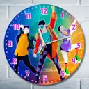 Настенные часы круглые 27 см Бруталити Игры Just Dance 2017 2892 цвет черный
