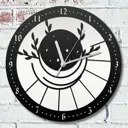 Настенные часы круглые 31 см Бруталити Магия - 701 цвет черный