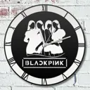 Настенные часы круглые 31 см Бруталити музыка blackpink - 2054 цвет черный