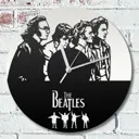 Настенные часы круглые 31 см Бруталити музыка - 201 цвет черный