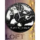 Настенные часы круглые 31 см Бруталити музыка нирвана курт кобейн - 523 цвет черный