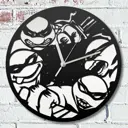 Настенные часы круглые 31 см Бруталити черепашки ниндзя - 367 цвет черный