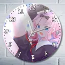 Настенные часы круглые 27 см Бруталити аниме Kaguya-sama Love is War - 3682 цвет черный