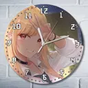 Настенные часы круглые 27 см Бруталити аниме My Dress-Up Darling - 3559 цвет черный