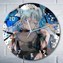Настенные часы круглые 27 см Бруталити аниме The Case Study of Vanitas - 3632 цвет черный