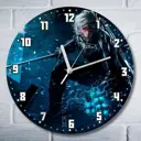 Настенные часы круглые 27 см Бруталити игры Metal Gear Rising Revengeance - 6621 цвет черный