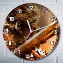 Настенные часы круглые 27 см Бруталити игры Metal Gear Rising Revengeance - 6626 цвет черный