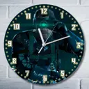Настенные часы круглые 27 см Бруталити игры Metal Gear Solid V Ground Zeroes - 6387 цвет черный