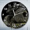 Настенные часы круглые 27 см Бруталити игры Motorstorm Pacific Rif 5159 цвет черный