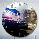 Настенные часы круглые 27 см Бруталити игры Need For Speed Hot Pursuit - 3471 цвет черный