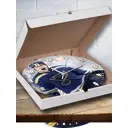 Настенные часы круглые 27 см Бруталити игры NHL 17 - 4648 цвет черный