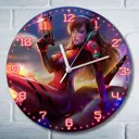 Настенные часы круглые 27 см Бруталити игры Overwatch 5036 цвет черный