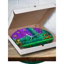 Настенные часы круглые 27 см Бруталити Игры Pitfall - 2435 цвет черный