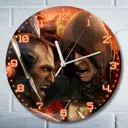 Настенные часы круглые 27 см Бруталити игры Prototype 5101 цвет черный