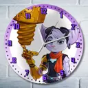 Настенные часы круглые 27 см Бруталити Игры Ratchet & Clank a Crack In Time 2839 цвет черный