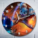 Настенные часы круглые 27 см Бруталити игры Ratchet & Clank a Crack In Time - 6362 цвет черный