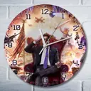 Настенные часы круглые 27 см Бруталити игры Saints Row IV - 4592 цвет черный