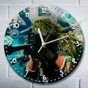 Настенные часы круглые 27 см Бруталити игры Sniper Ghost Warrior - 3416 цвет черный