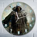 Настенные часы круглые 27 см Бруталити игры The Elder of Scrolls Online Tamriel - 6604 цвет черный