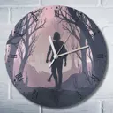 Настенные часы круглые 27 см Бруталити игры the last of us 2 одни из нас 2 - 4323 цвет черный