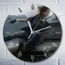 Настенные часы круглые 27 см Бруталити игры the last of us 2 одни из нас 2 - 4324 цвет черный