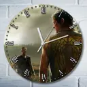 Настенные часы круглые 27 см Бруталити игры The Walking Dead Survival Instinct 4835 цвет черный