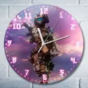 Настенные часы круглые 27 см Бруталити игры Titanfall 2 4684 цвет черный