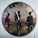 Настенные часы круглые 27 см Бруталити игры Tom Clancys Division 2 4754 цвет черный
