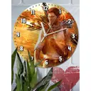 Настенные часы круглые 27 см Бруталити Игры Uncharted 3 - 2321 цвет черный