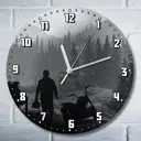 Настенные часы круглые 27 см Бруталити Игры Жизнь после - 2344 цвет черный